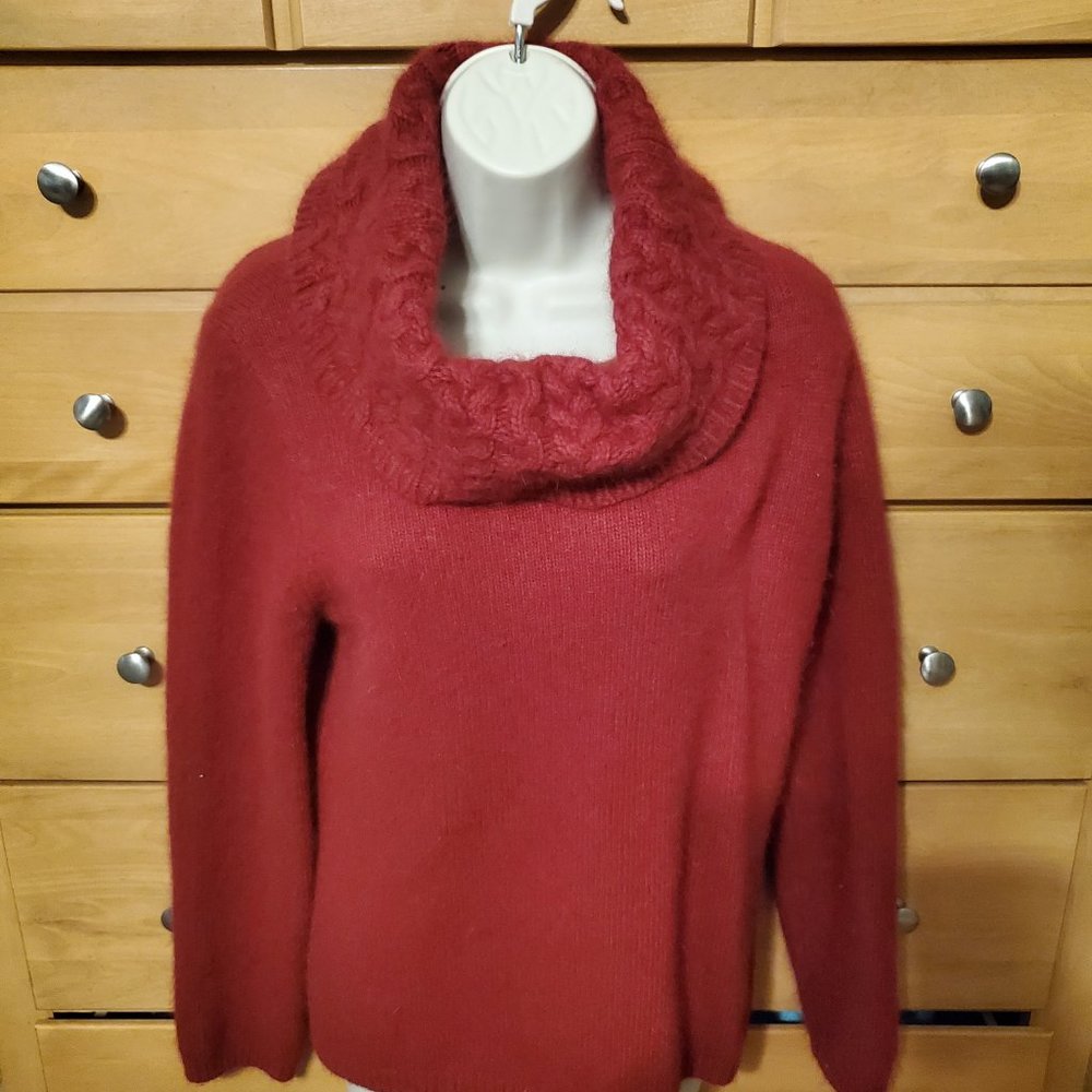 Maroon Angora Sweater